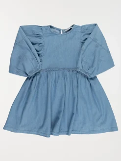 Robe manches bouffantes fille (3-12A)