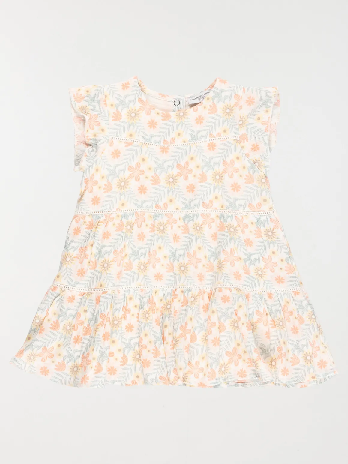 Robe motif floral fille (3-36M)