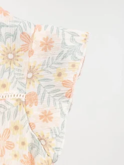 Robe motif floral fille (3-36M)