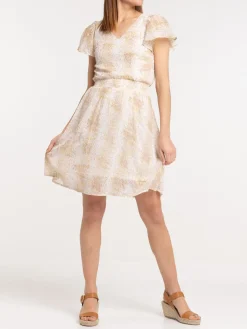 Robe motif peau de serpent femme