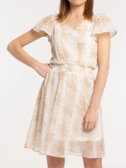 Robe motif peau de serpent femme