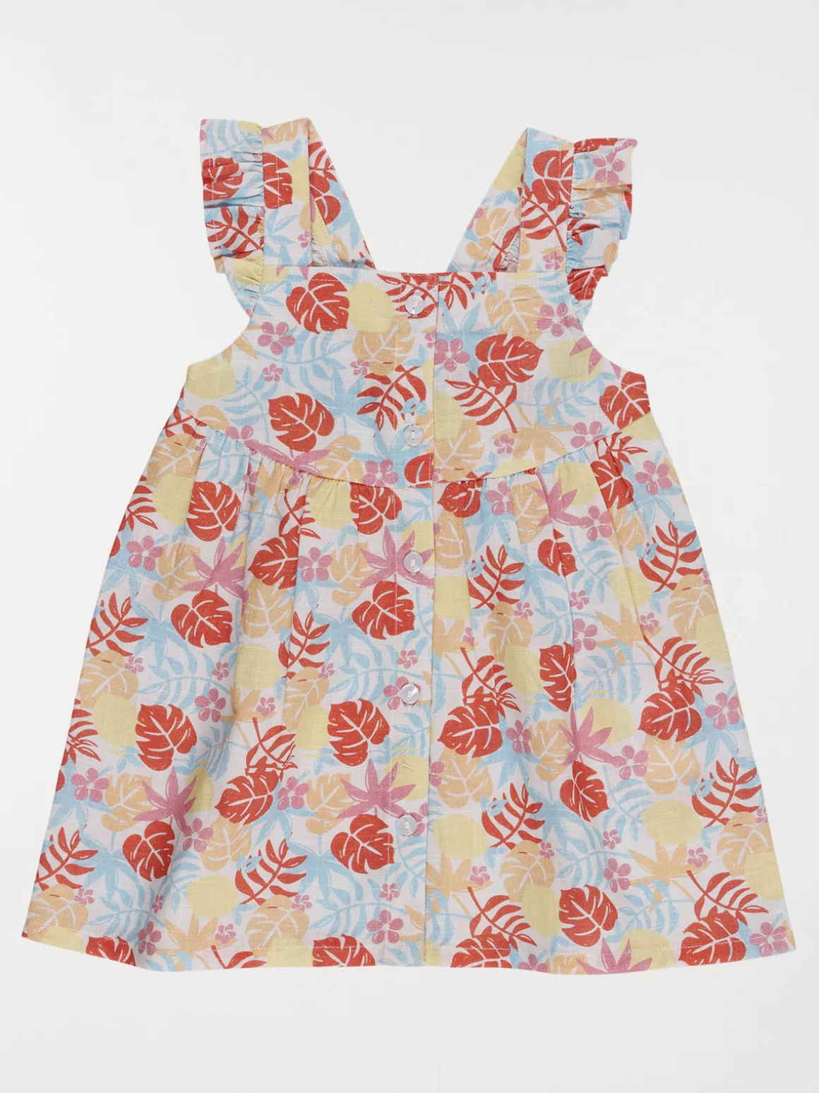 Robe motif tropical fille (3-36M)