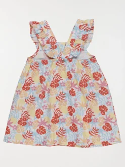 Robe motif tropical fille (3-36M)