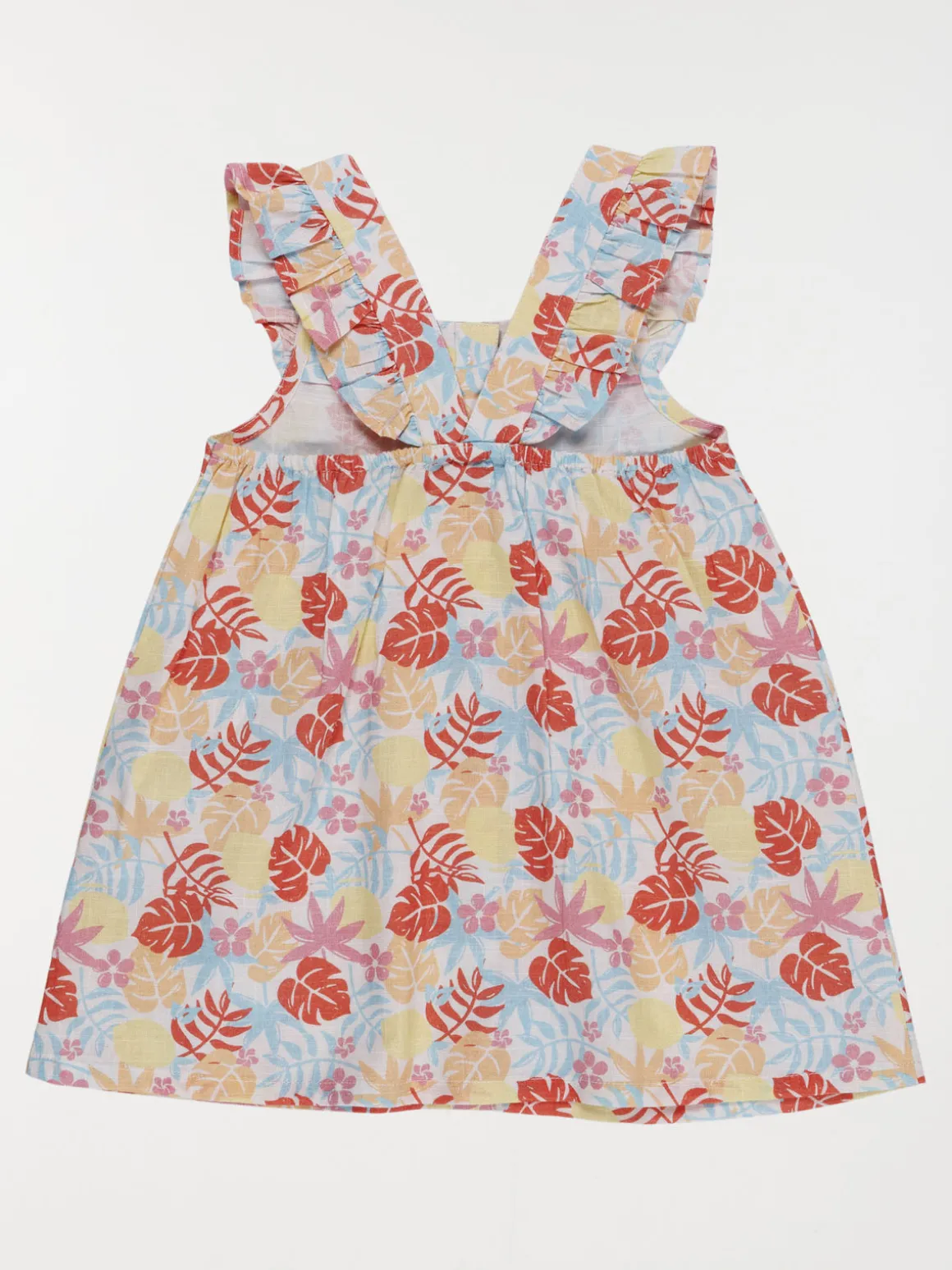 Robe motif tropical fille (3-36M)