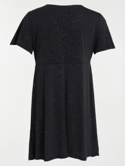 Robe paillette grande taille femme