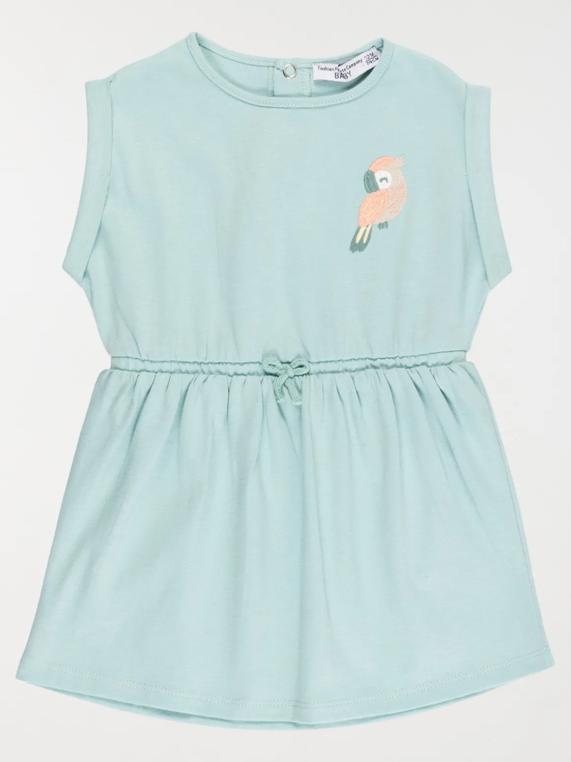 Robe perroquet brodé fille (3-36M)