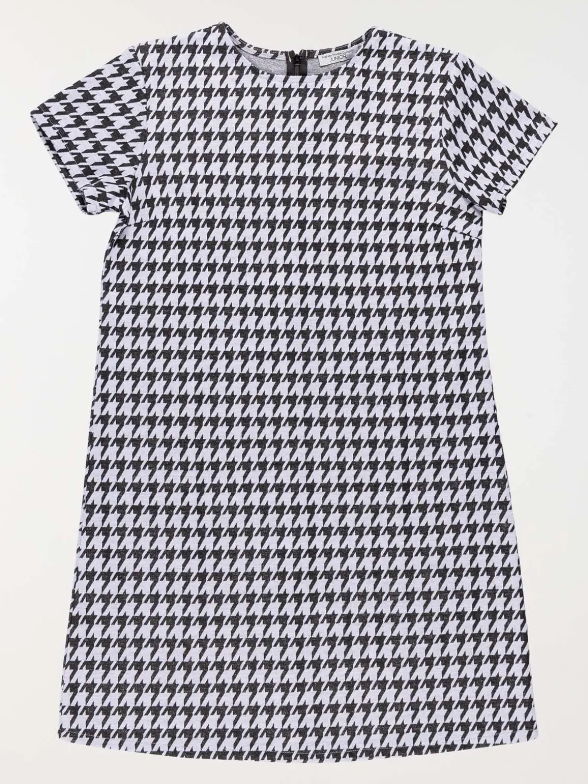 Robe pied de poule noir fille (XXS-M)