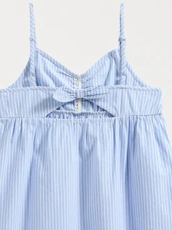 Robe rayée à bretelles fille (XXS-M)