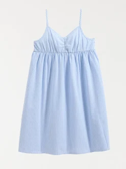 Robe rayée à bretelles fille (XXS-M)
