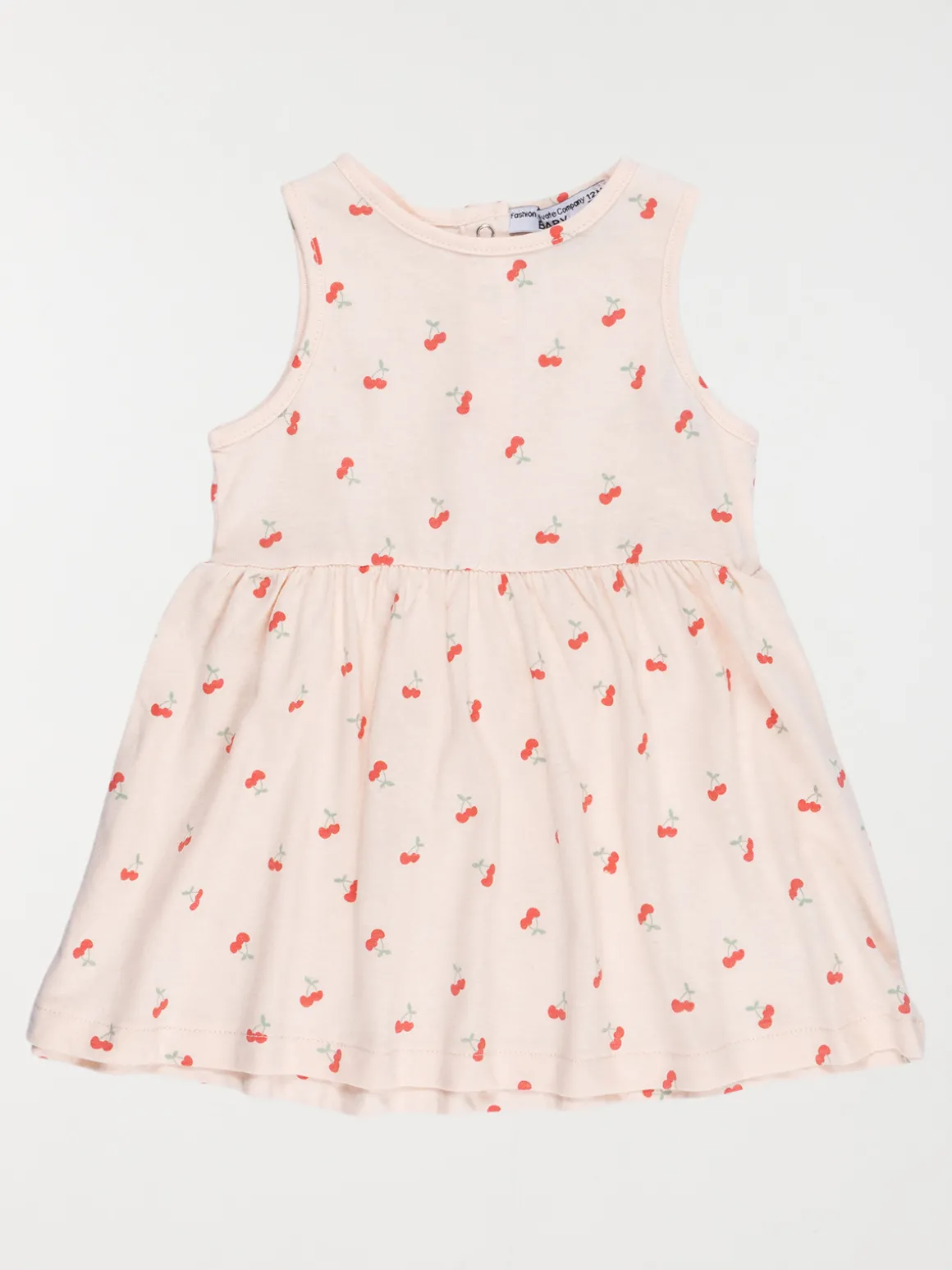 Robe sans manches cerises fille (3-36M)