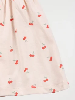 Robe sans manches cerises fille (3-36M)