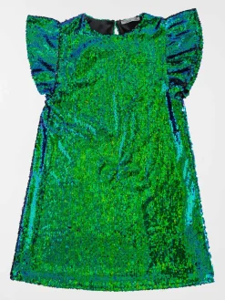 Robe sequins réversibles fille (XXS-M)