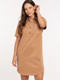 Robe suédine femme