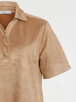 Robe suédine femme grande taille