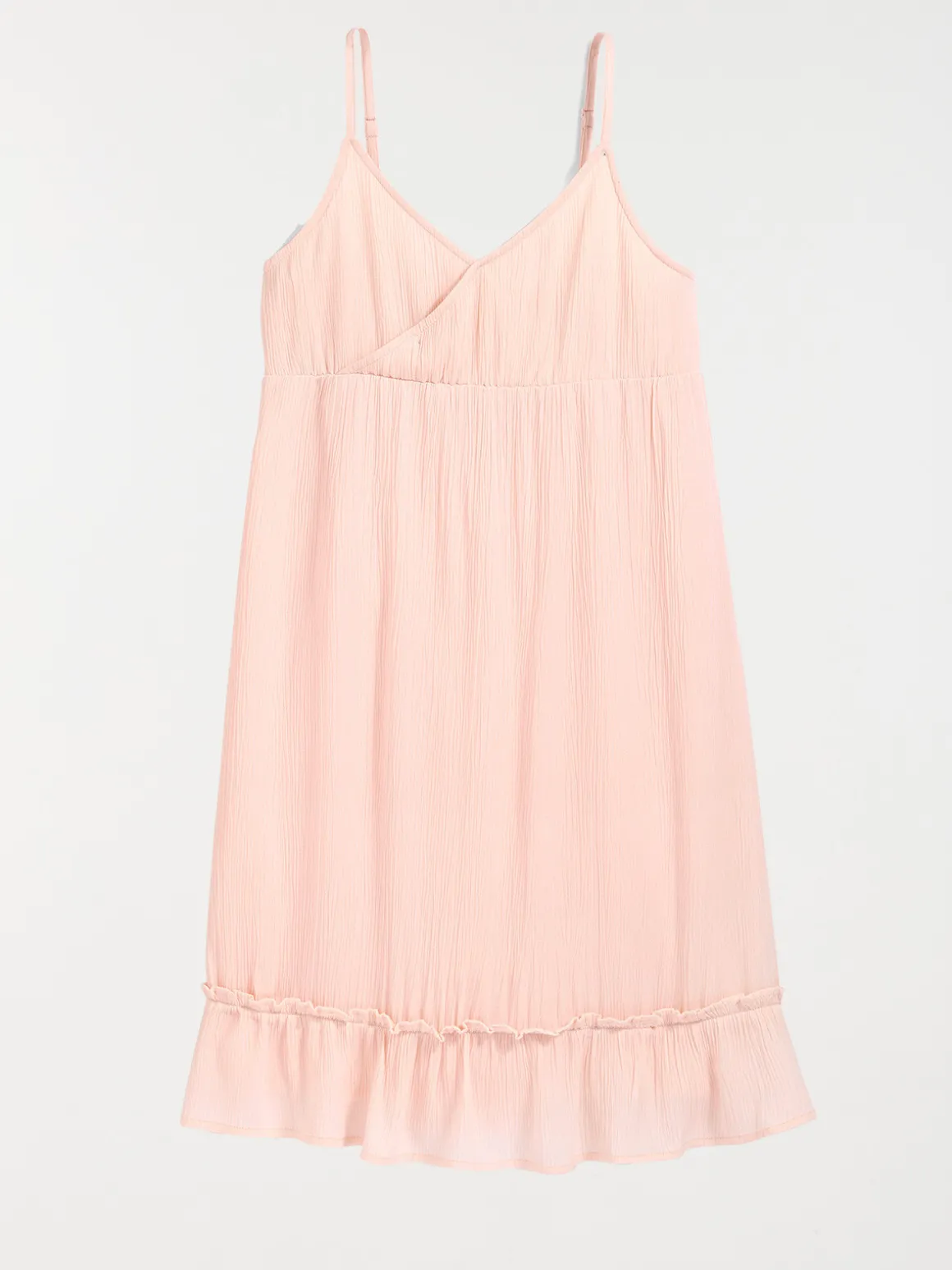 Robe unie à bretelles fille (XXS-M)