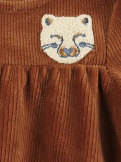 Robe velours chat fille (3-36M)