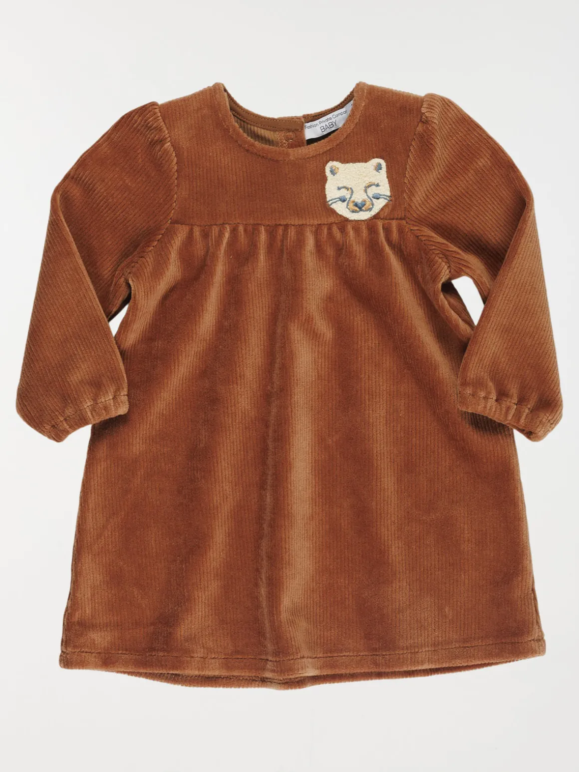 Robe velours chat fille (3-36M)