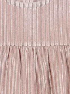 Robe velours plissée fille (3-36m)