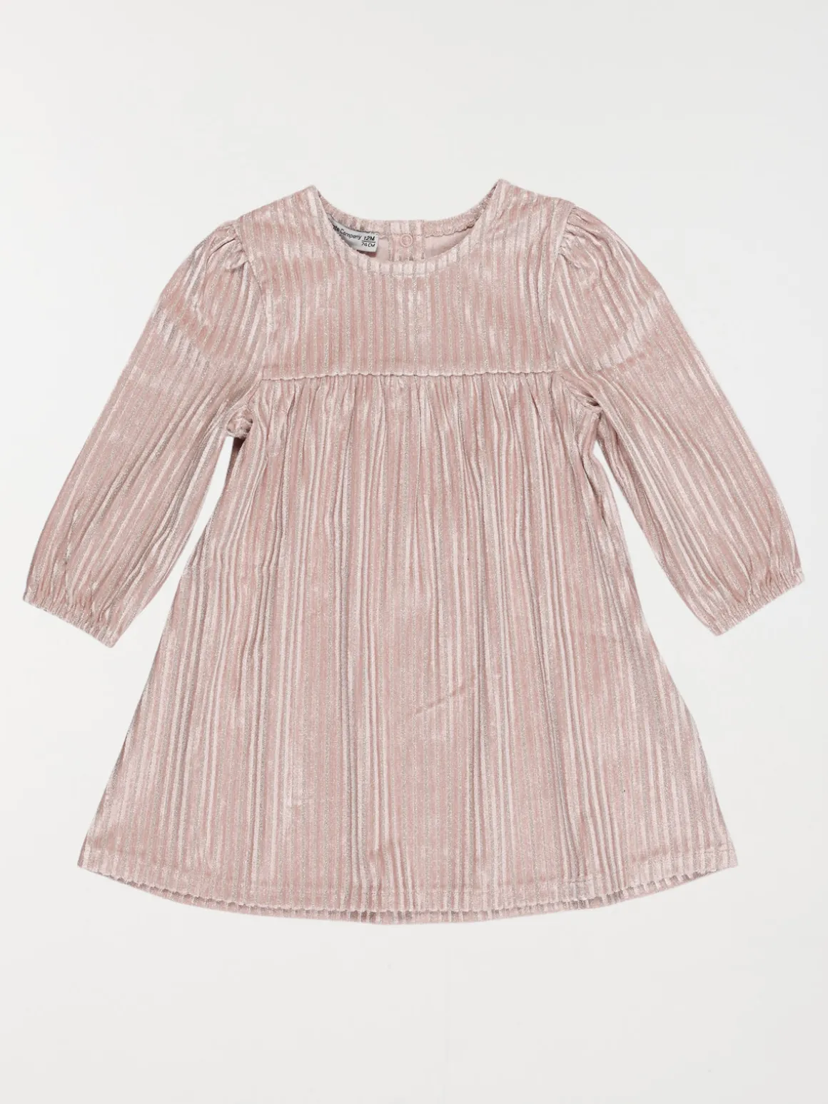 Robe velours plissée fille (3-36m)