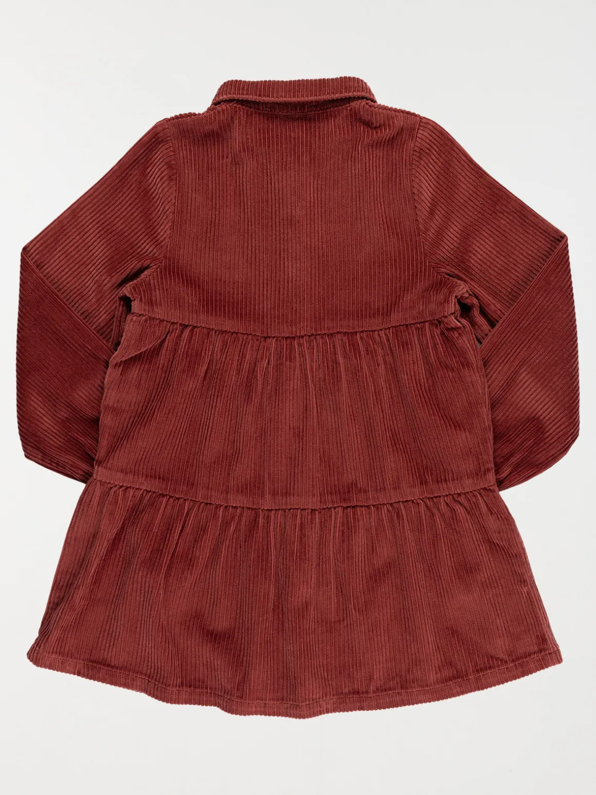 Robe velours rouge ébène fille (3-12A)