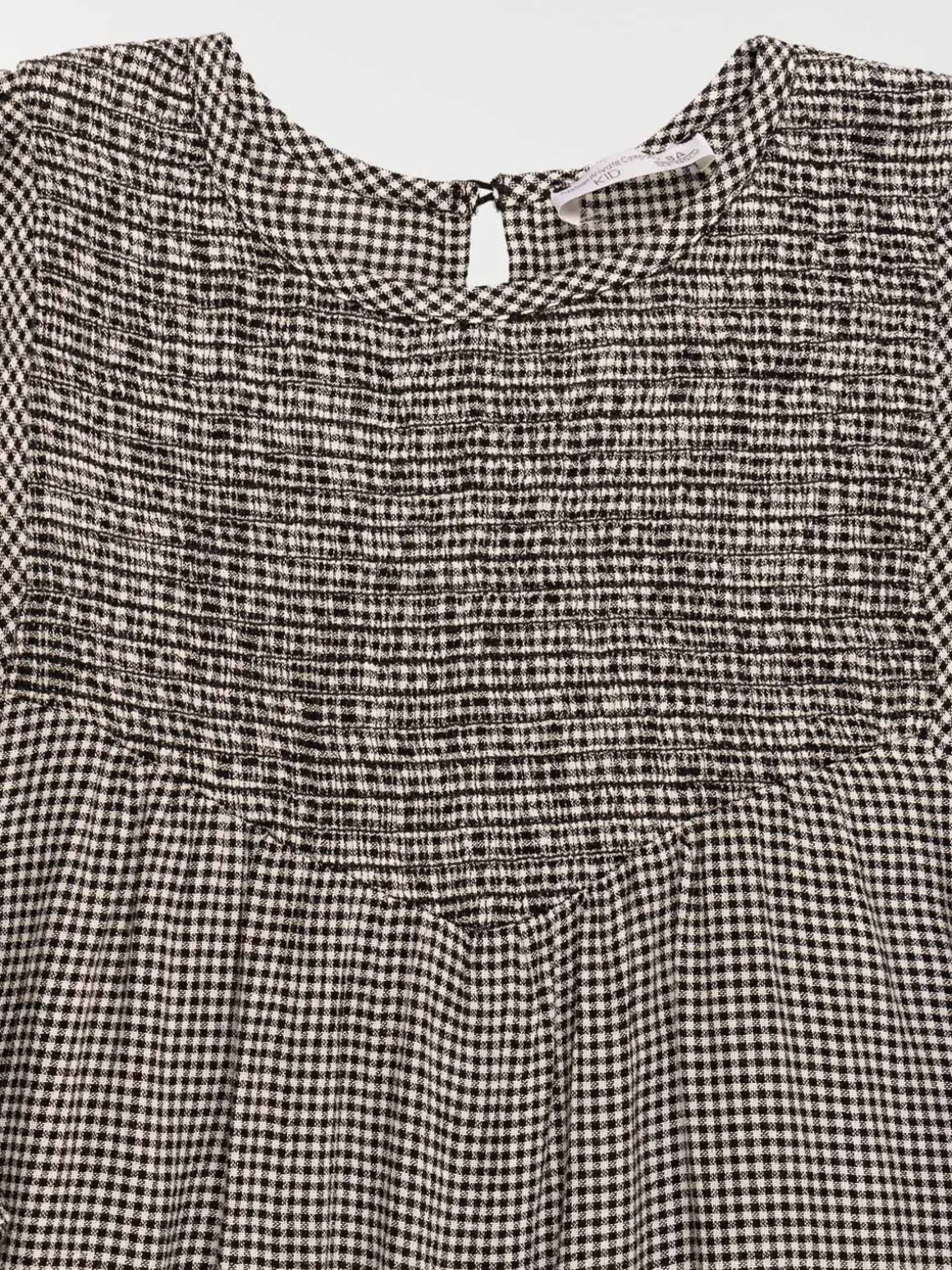 Robe vichy noir fille (3-12A)