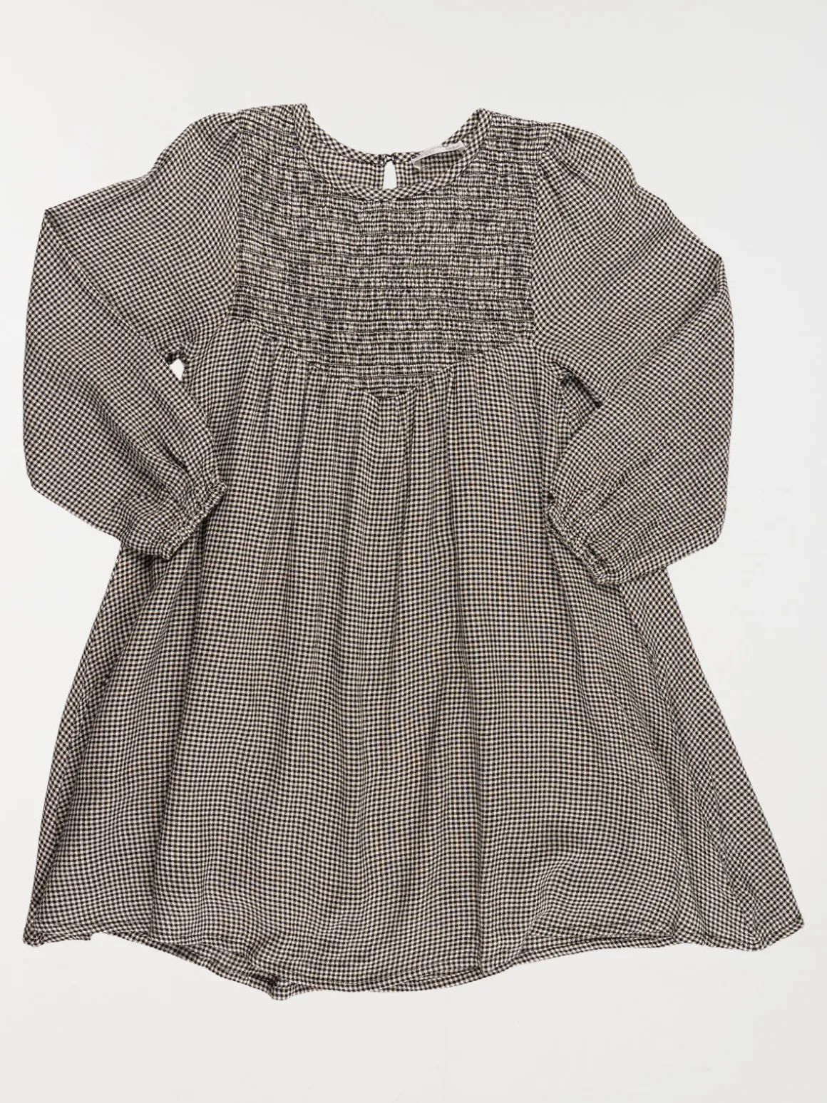 Robe vichy noir fille (3-12A)
