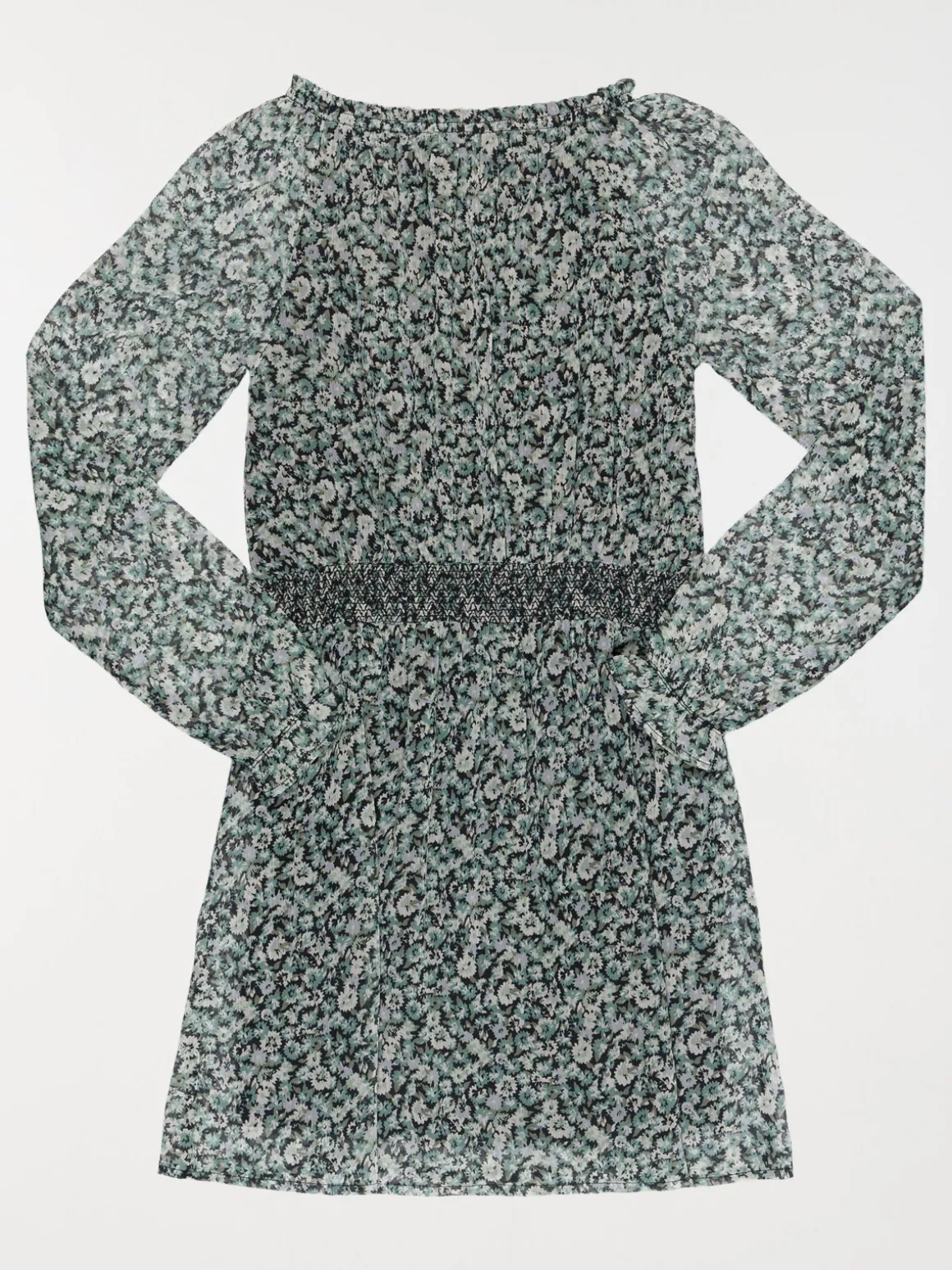 Robe voile fleuri fille (XXS-M)