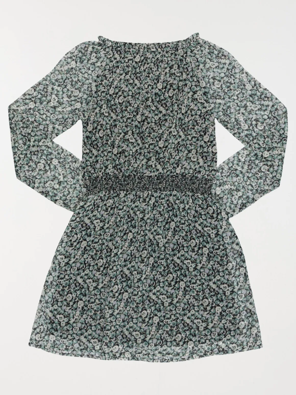 Robe voile fleuri fille (XXS-M)