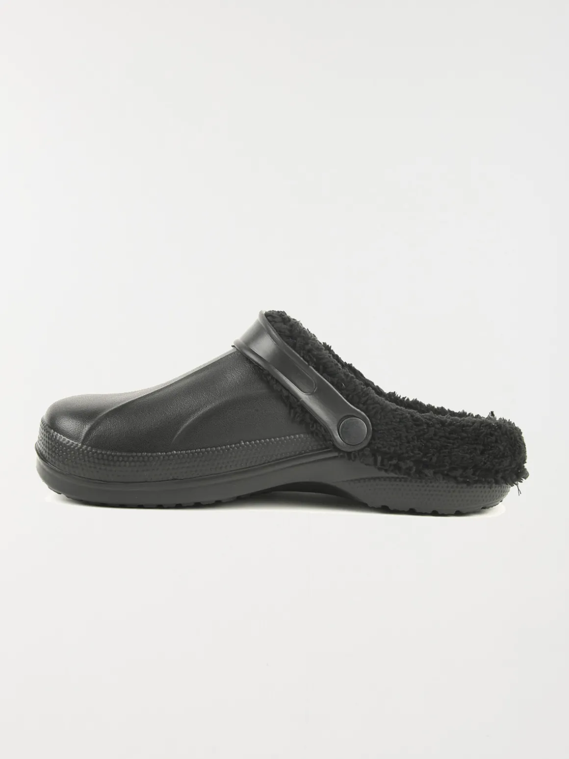 Sabot fourré homme noir (41-46)