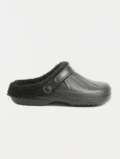 Sabot fourré homme noir (41-46)