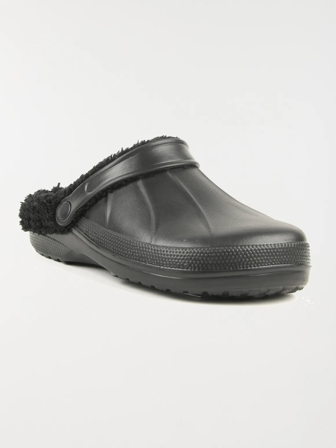 Sabot fourré homme noir (41-46)