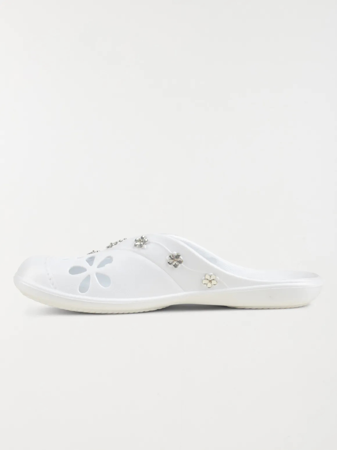 Sabot plastique blanc fantaisie (36-41)