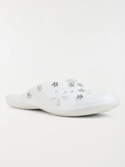 Sabot plastique blanc fantaisie (36-41)