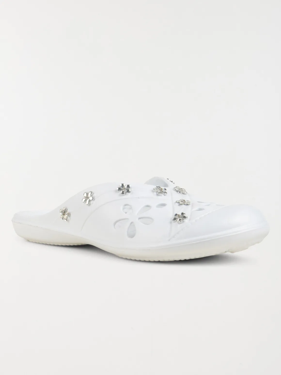 Sabot plastique blanc fantaisie (36-41)