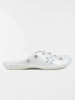 Sabot plastique blanc fantaisie (36-41)