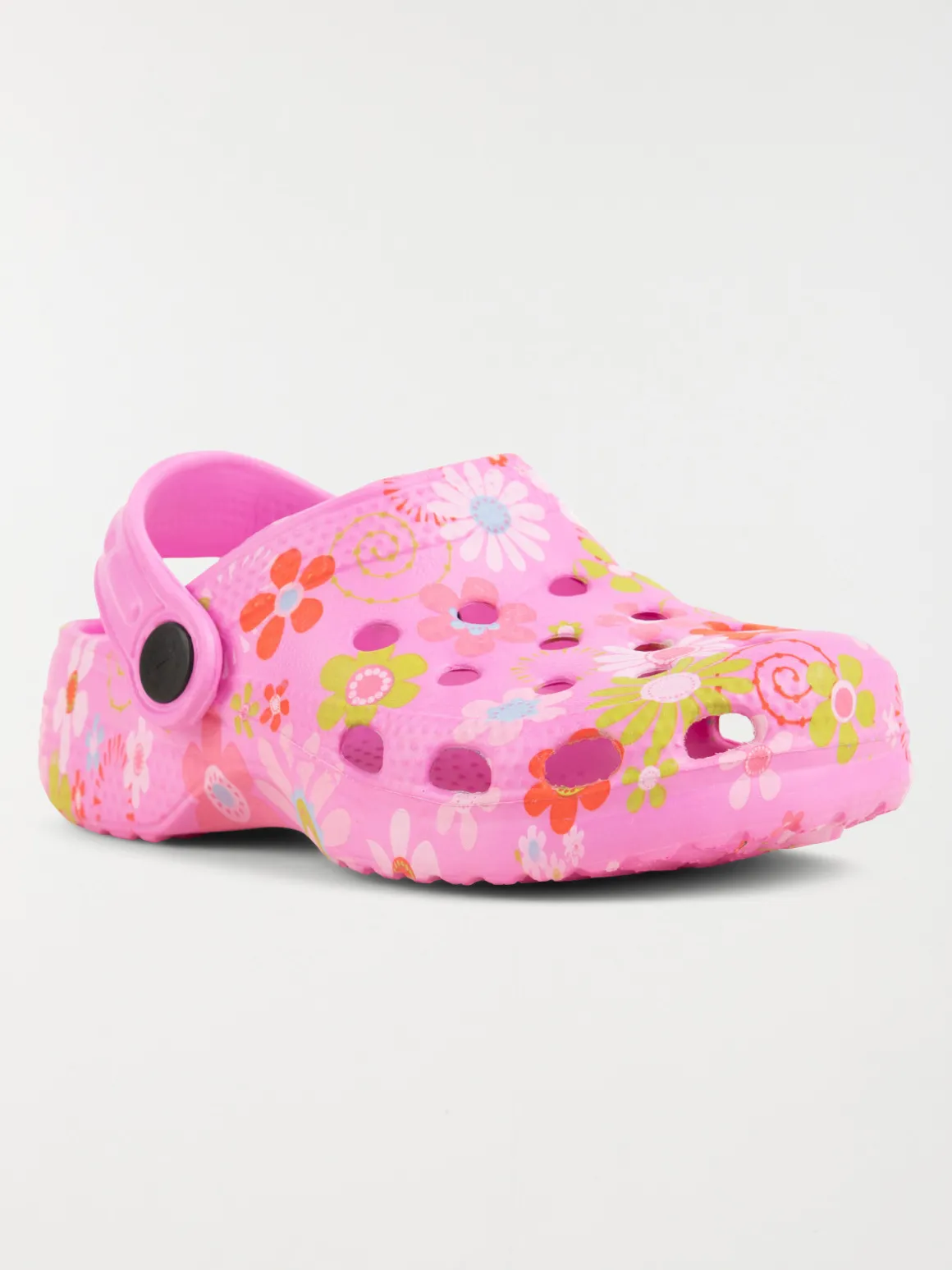 Sabot plastique fleuri fille (31-35)