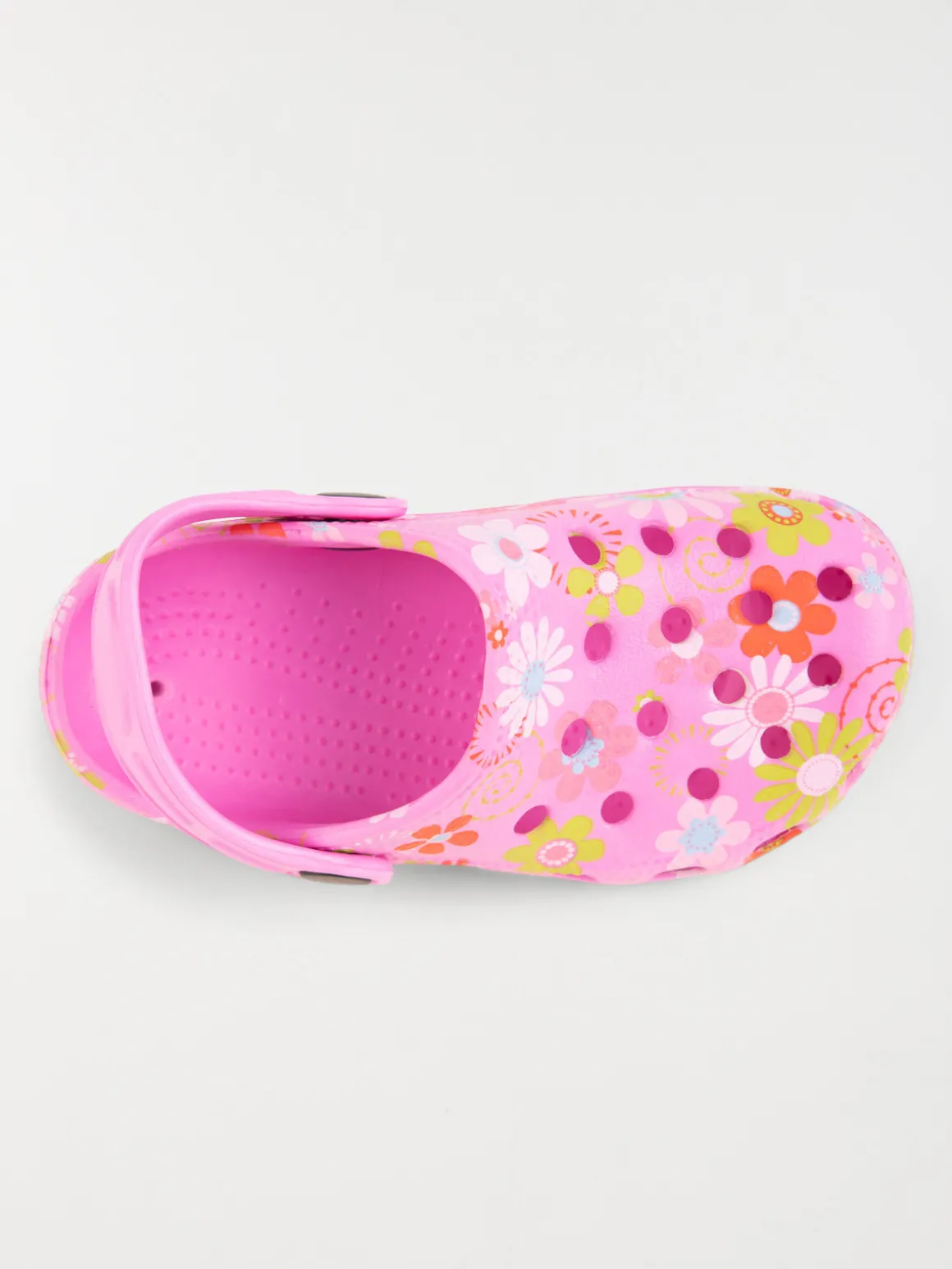Sabot plastique fleuri fille (31-35)