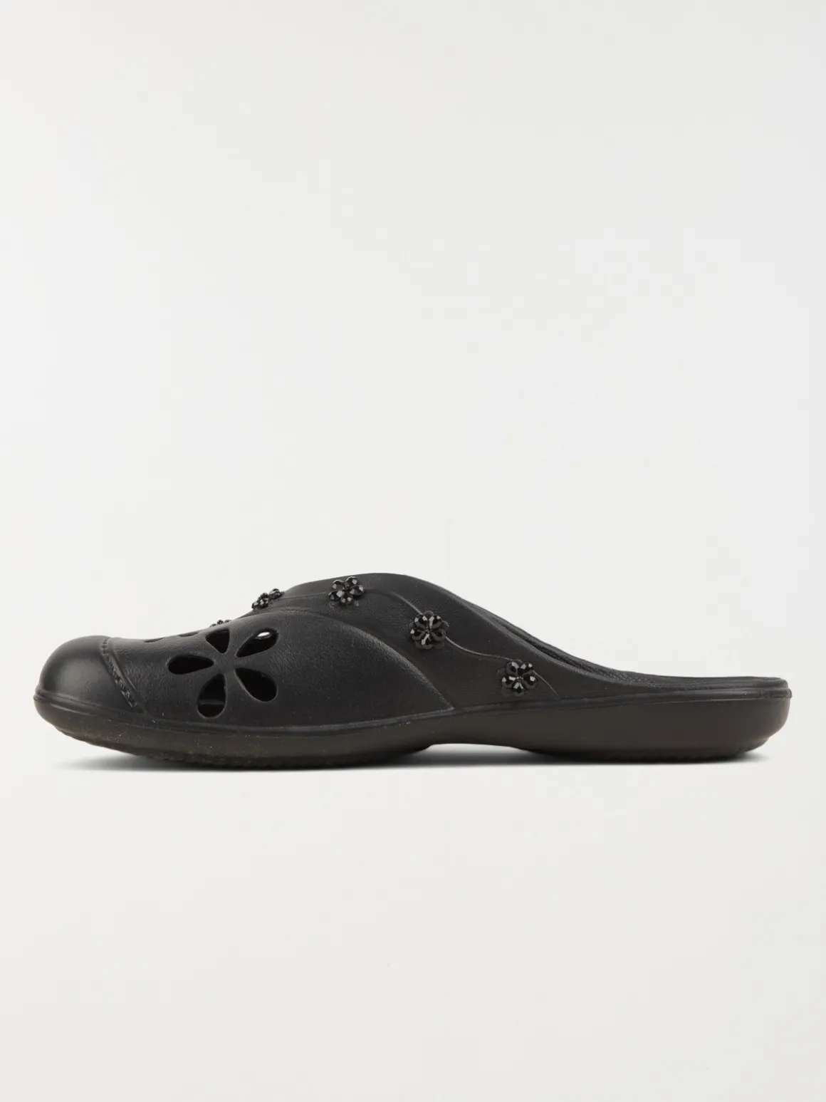 Sabot plastique noir fantaisie (36-41)