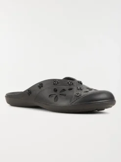 Sabot plastique noir fantaisie (36-41)
