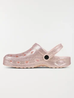 Sabot plastique paillette fille (24-30)