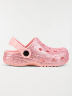 Sabot plastique rose fille (23-29)