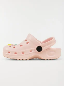Sabot plastique rose fille (20-24)