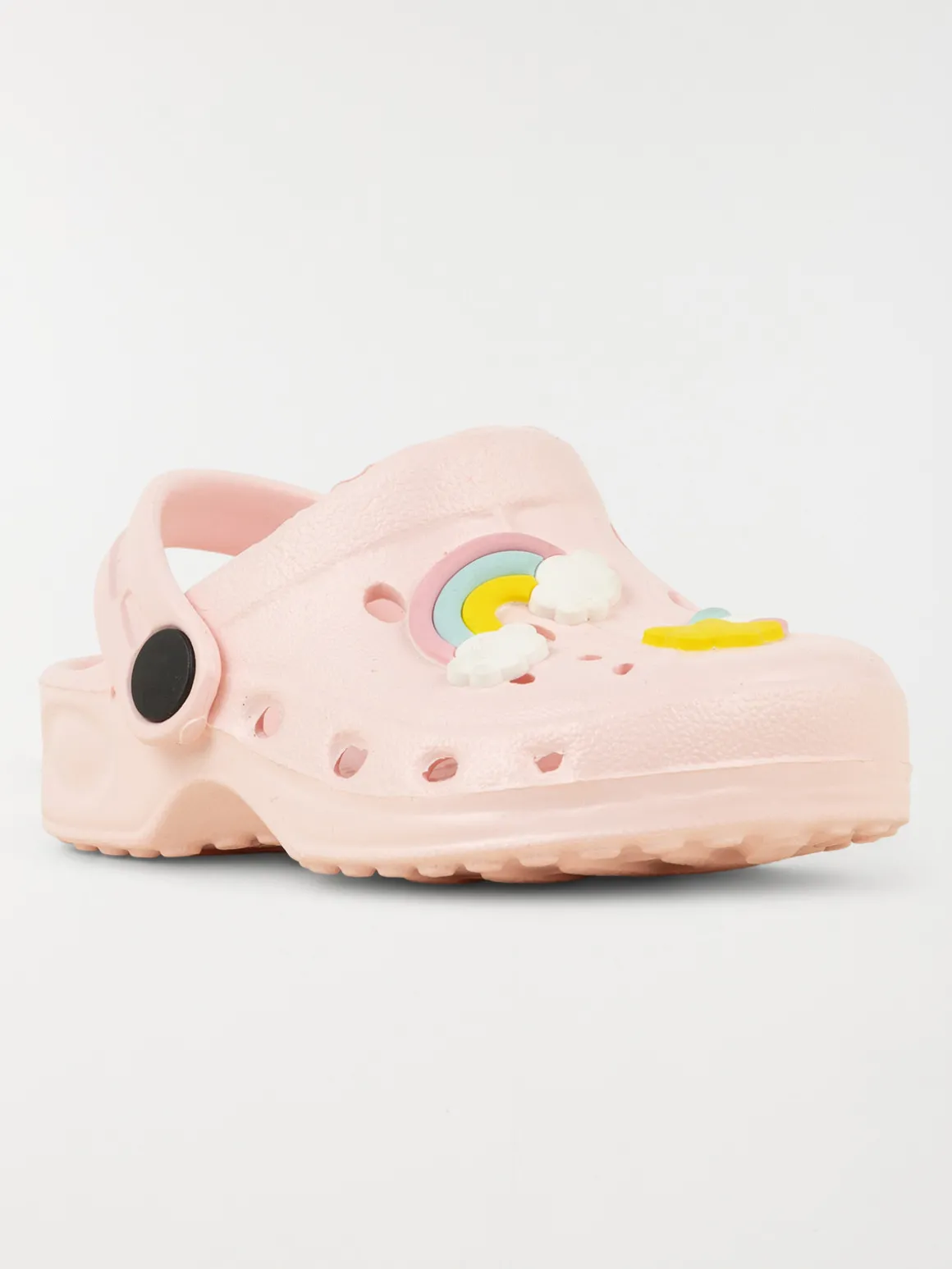 Sabot plastique rose fille (20-24)