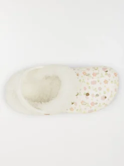 Sabots fleuris fourrés fille (31-36)