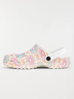 Sabots imprimés plastiques femme (36-41)