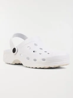 Sabots plastiques blancs femme (36-41)