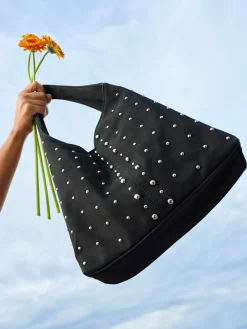 Sac à main avec clous femme