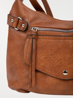 Sac à main bandoulière multipoches femme