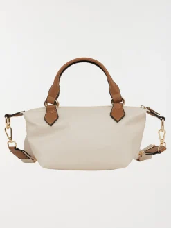 Sac à main bi-matière femme