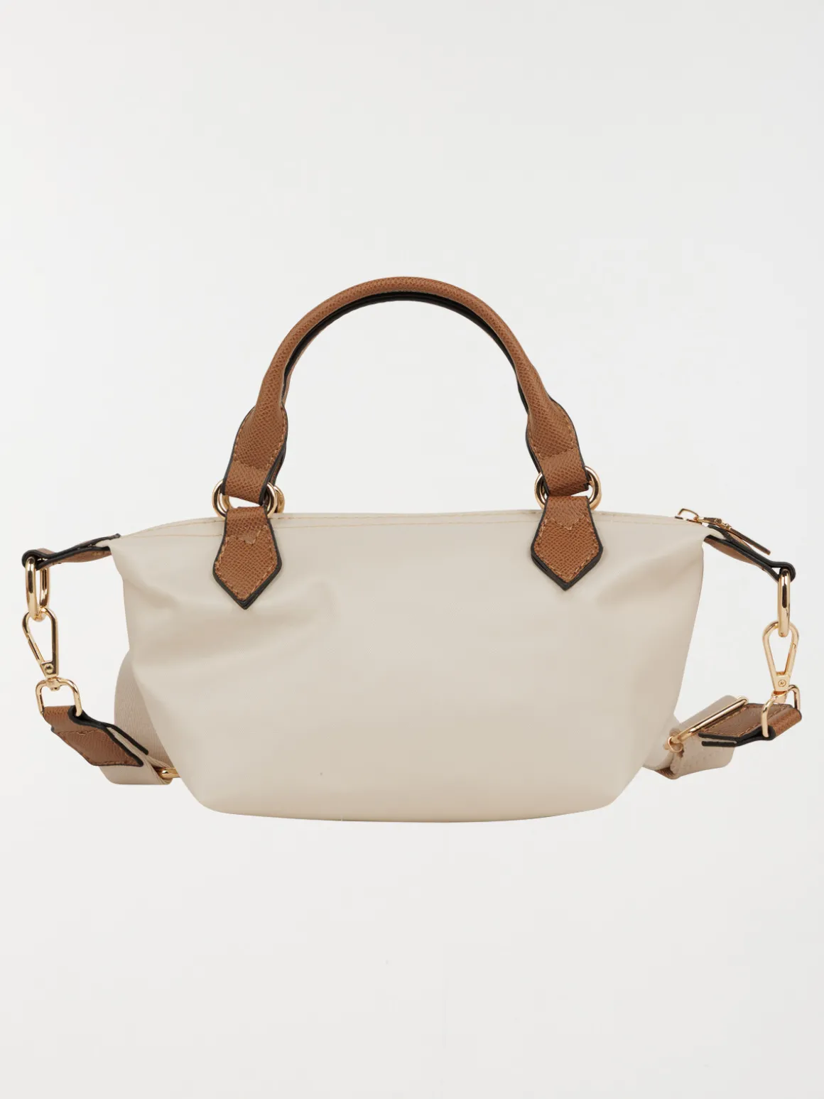 Sac à main bi-matière femme